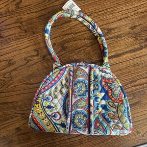 Colorful Paisley Quilted Handbag